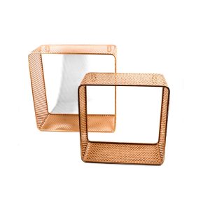 Estante de Pared Flotante Cuadrado Jgo x 2