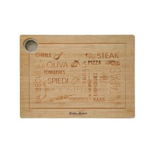 Tabla de Picar Bambú  38 x 28 x 2 cm.