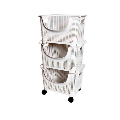 Cesta Apilable Set de 3