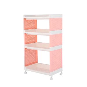 Estante Organizador  con ruedas 4 Niveles 50 x 30 x 89 cm.