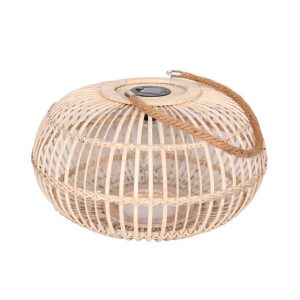 Farol Ratán Natural 38 x 38 x 26 cm.