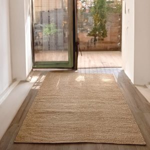 Alfombra de Área Yute 160 x 230 cm. Natural