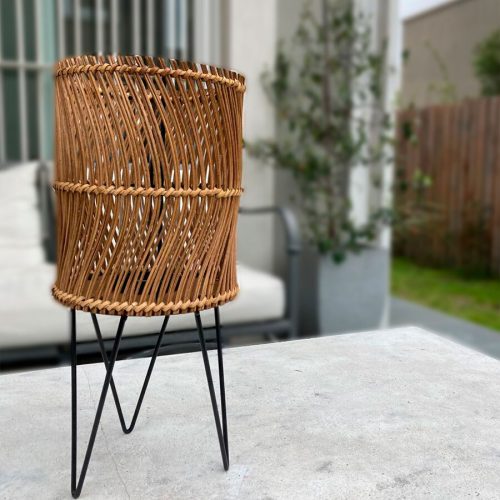 Fanal de Ratán 18 x 40 cm. - Imagen 3