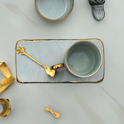 Taza C/Plato 3 Pzas. 22,9 x 11/6,5 x 8 cm. - Imagen 3