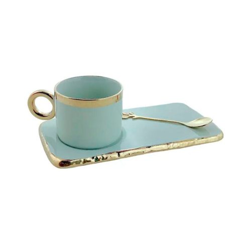 Taza C/Plato 3 Pzas. 22,9 x 11/6,5 x 8 cm.