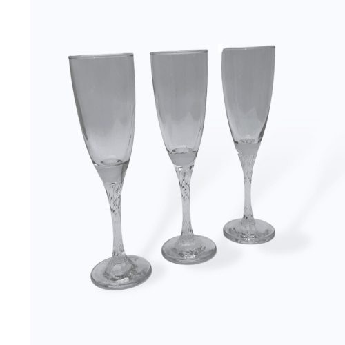 Set de 3 Copas Champagne Twist 150 ml. - Imagen 4