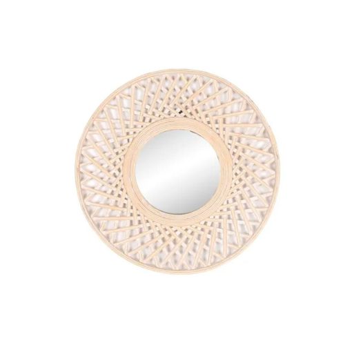 Espejo Decorativo 50 cm. de Bambú y Ratán