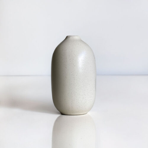 Florero Céramica Blanco 16,5 x 27,9 x 16, 5 cm. - Imagen 2