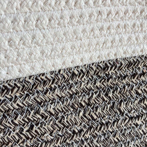 Cesta de Cuerda de Algodón Flexible  34 x 25 cm. - Imagen 2