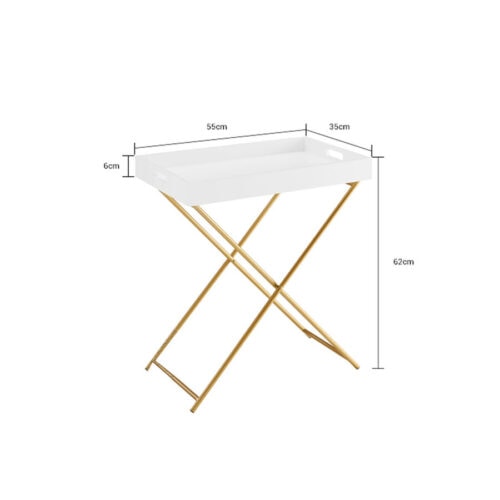 Mesa Auxiliar Plegable con Bandeja - Imagen 2