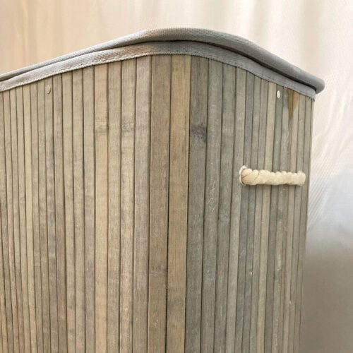 Cesta de Bambú Gris Rectangular 40 x 30 x 60 cm. - Imagen 3