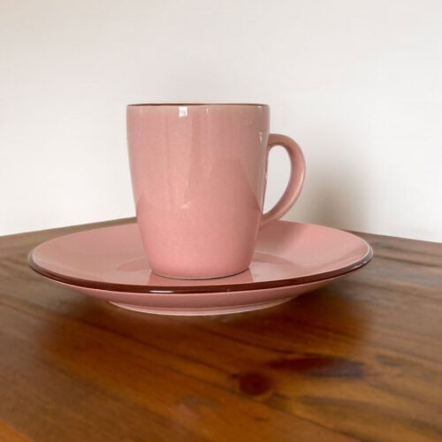 Juego de Vajilla de Cerámica de 16 Piezas - Rosa - Imagen 3