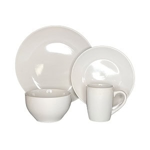 Juego de Vajilla de 16 Piezas - Blanco