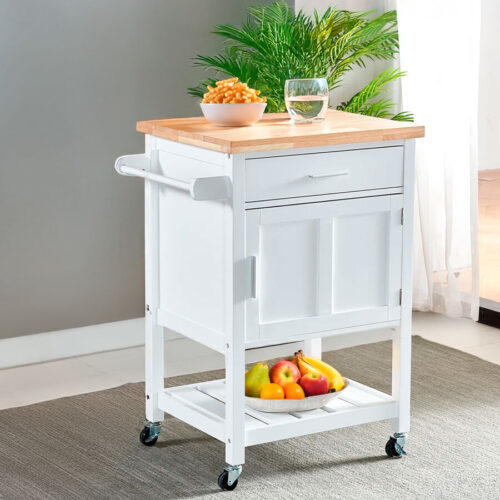 Carrito de Cocina Blanco - Imagen 2