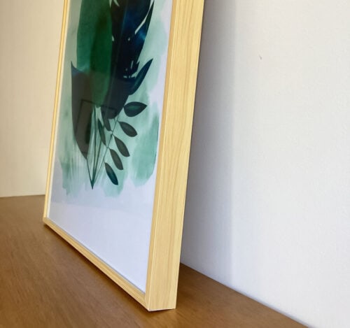 Cuadro de Hojas Tropicales 40 x 60 cm. - Imagen 9