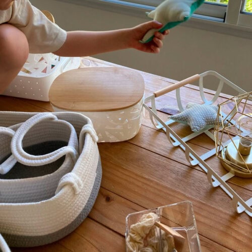 Cesta de Almacenamiento Tejidas con Cuerda de Algodón 3 Pcs - Imagen 5