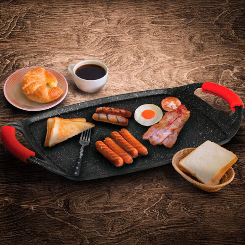 Plancha Berlinger Haus sup. mármol Burgundy Metallic 36 cm - Imagen 9