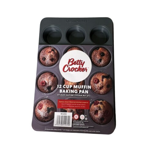 Molde Para Muffin Betty Crocker / 12 Espacios - 37,2 x 25 cm - Imagen 2