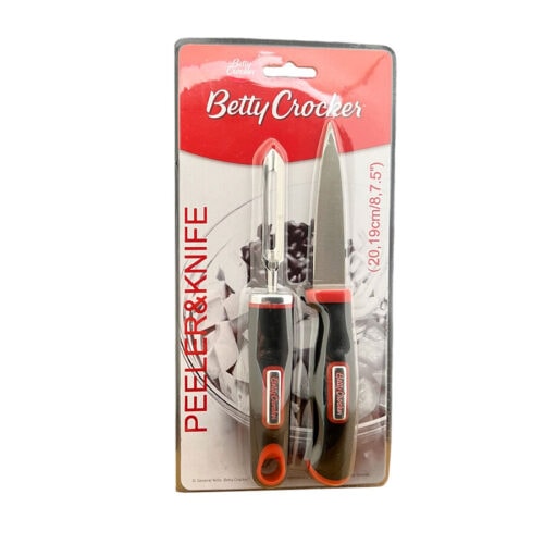 Set de 2 Piezas Betty Crocker -  Cuchillo y Pelador