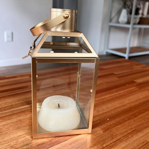 Candelabro Dorado 12,5 x 11 x 22,4 cm. - Imagen 3