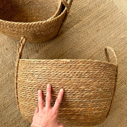 Cesta de Fibra Natural / Set de 3 Pzas. - Imagen 7