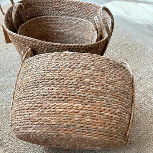 Cesta de Fibra Natural / Set de 3 Pzas. - Imagen 8