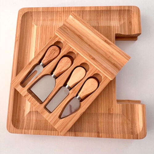 Tabla Bandeja Para Quesos con 4 Accesorios - Imagen 4