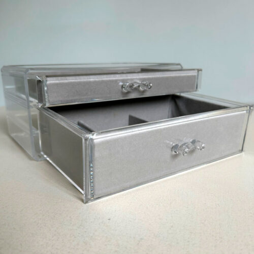 Joyero Alhajero Organizador 2 Cajones - Imagen 5