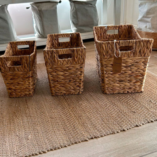 Cesta de Almacenamiento de Fibra Natural  / Set de 3 Pzas. - Imagen 7