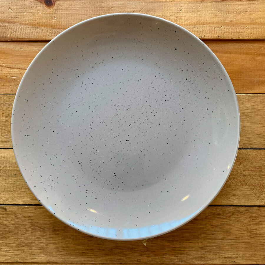 Juego de Vajilla de Cerámica de 16 Piezas - Gris Claro - Imagen 9