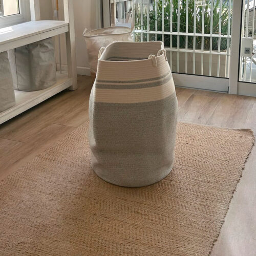 Cesta de Cuerda de Algodón Flexible 49 x 65 cm. - Imagen 7