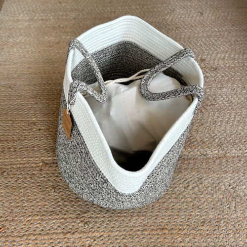 Cesta de Cuerda de Algodón Flexible  34 x 25 cm. - Imagen 8