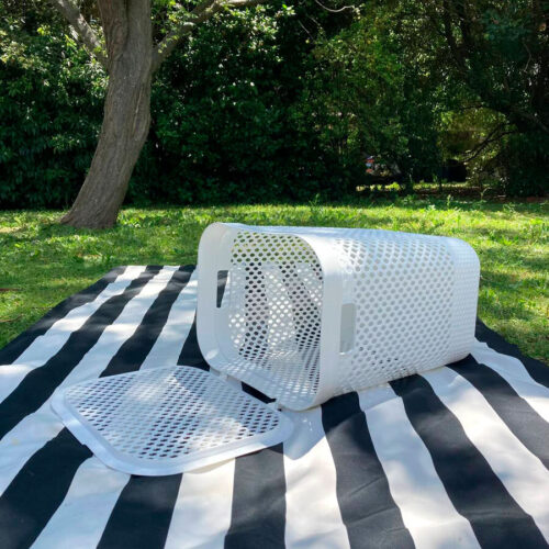 Cesta Plástica con Tapa 45x 36 x 49 cm. - Imagen 3